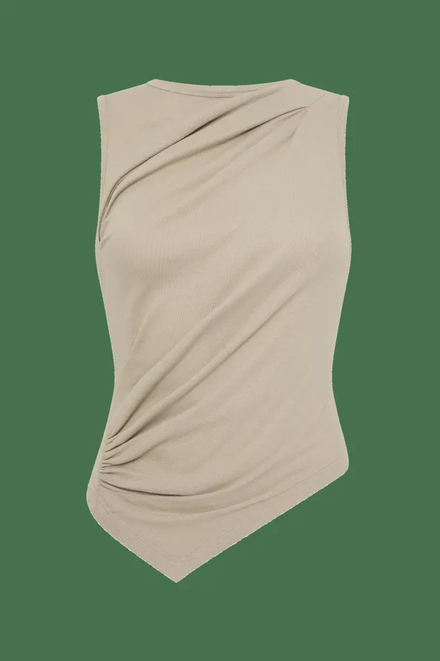 Women Faithfull The Brand Tops Loire Top Taupe