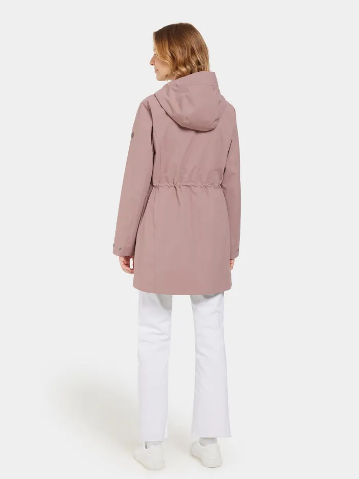 Women Folka Parka Faded Wine Didriksons Spring Jackets