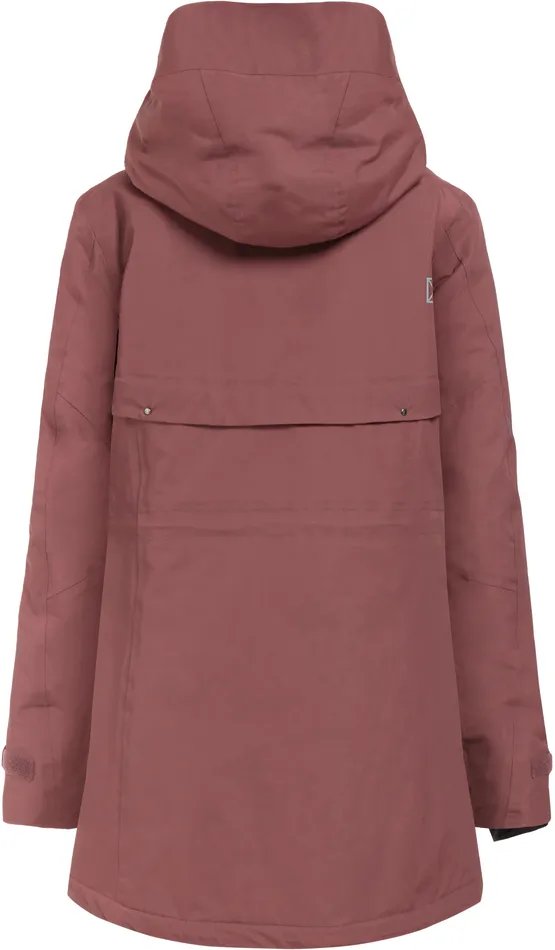 Women Frida Parka Old Rust Didriksons Autumn Jackets