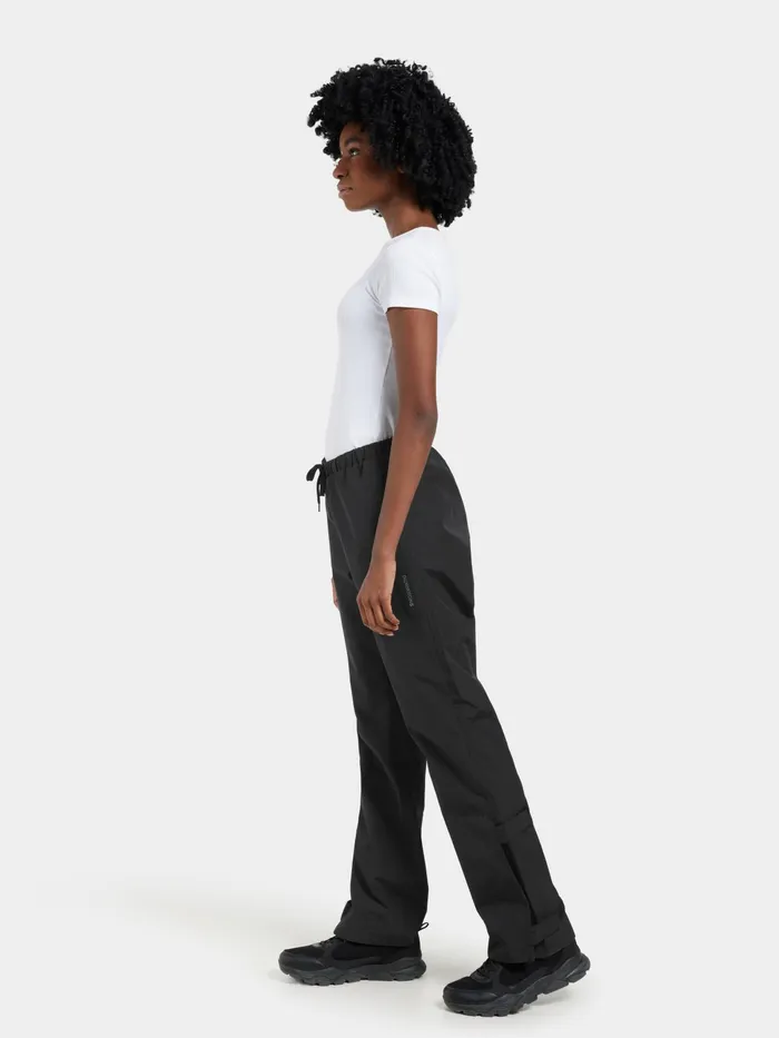 Women Grit Pants Black Didriksons Walking Trousers
