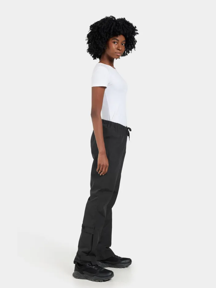 Women Grit Pants Black Didriksons Walking Trousers