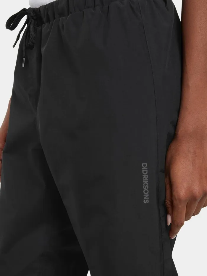 Women Grit Pants Black Didriksons Walking Trousers