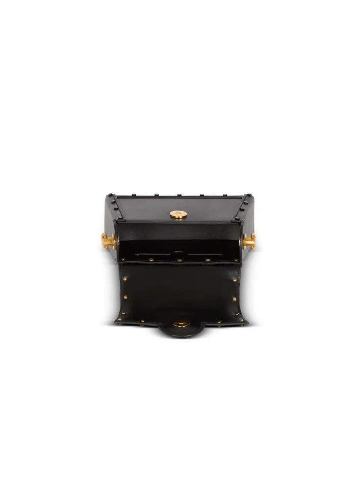 Women Handbags Balmain BBuzz Dynasty Small Leather Bag Black