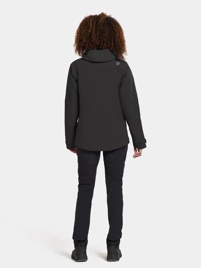 Women Idun Jacket Black Didriksons Autumn Jackets