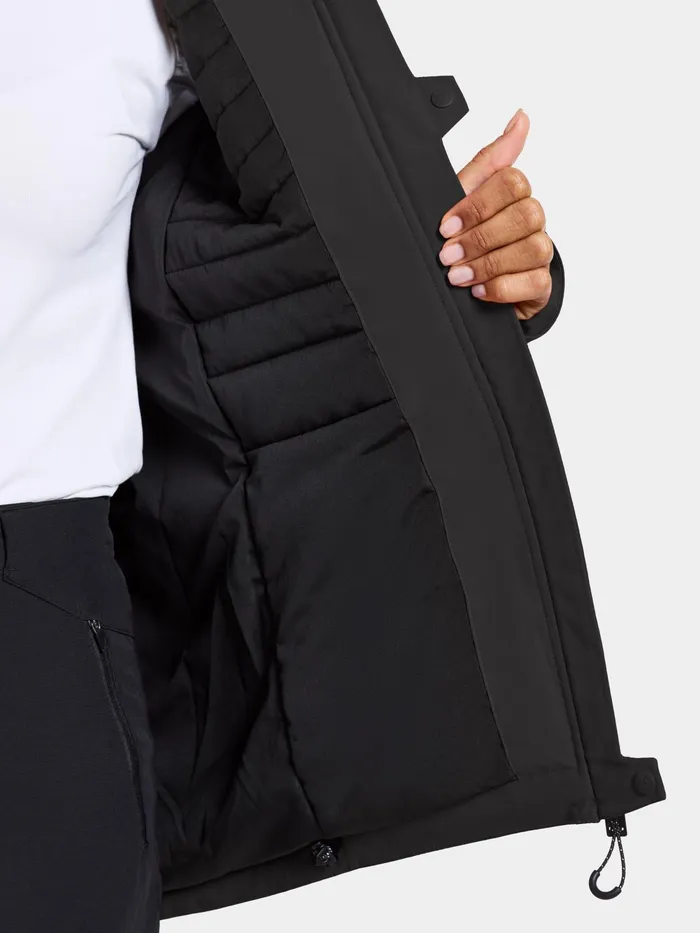 Women Idun Jacket Black Didriksons Autumn Jackets