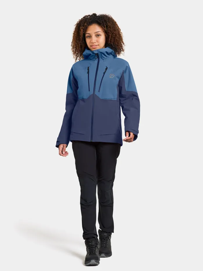 Women Idun Jacket Galaxy Blue Didriksons Autumn Jackets