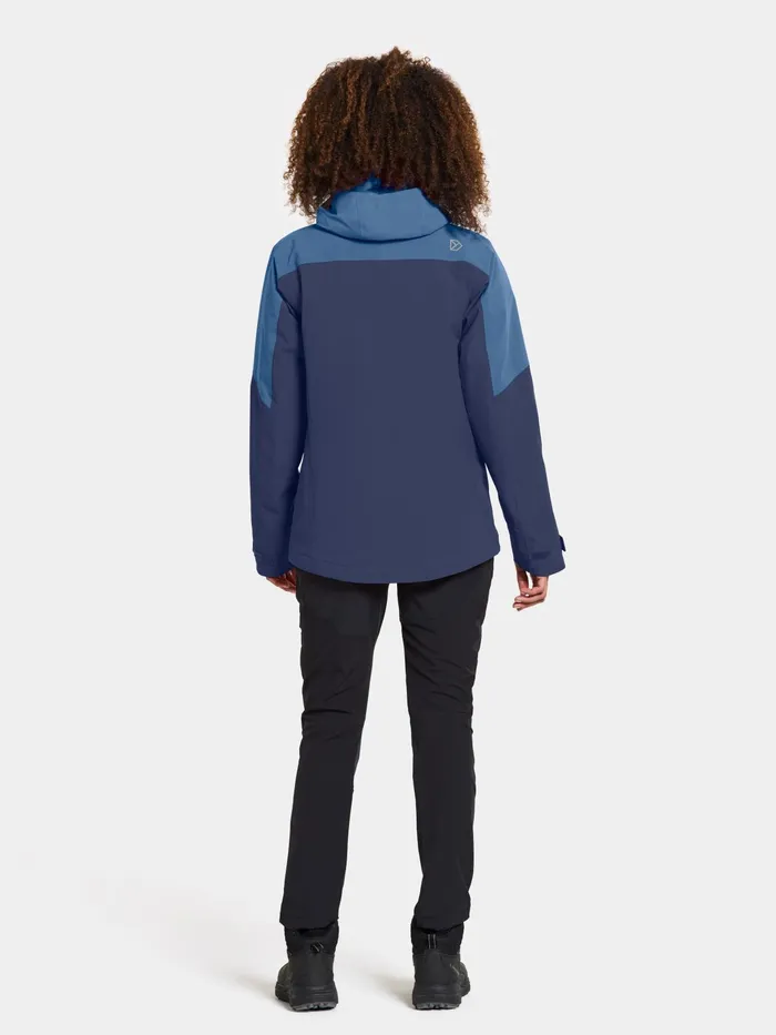 Women Idun Jacket Galaxy Blue Didriksons Autumn Jackets