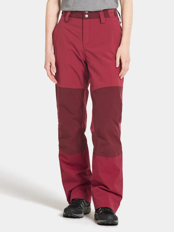Women Idun Pants Royal Red Didriksons Walking Trousers