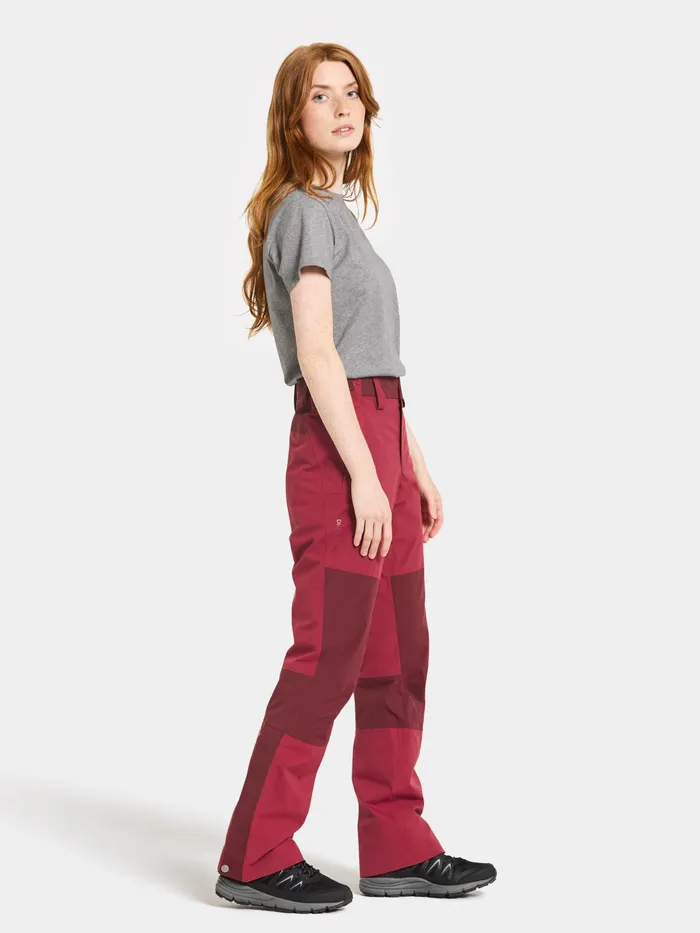 Women Idun Pants Royal Red Didriksons Walking Trousers