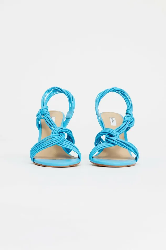 Women IVERLY KNOT WEDGE Aqua Acler Shoes