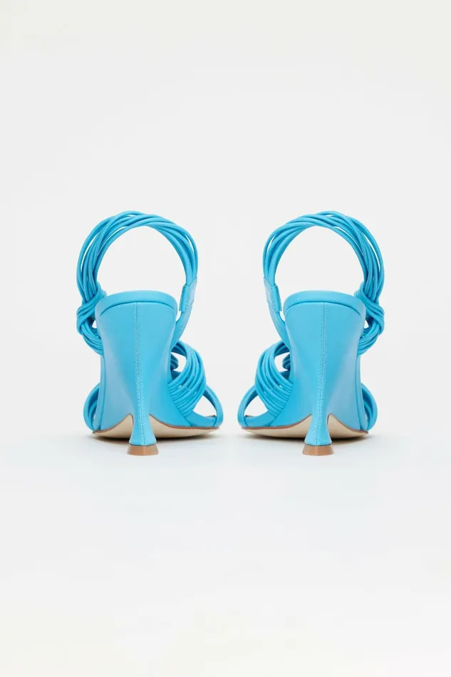 Women IVERLY KNOT WEDGE Aqua Acler Shoes