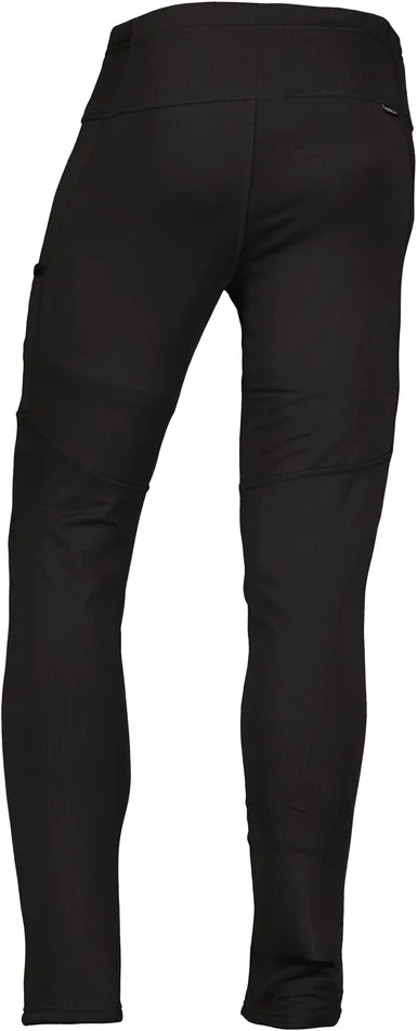 Women Kajsa Midlayer Pants Black Didriksons Walking Trousers