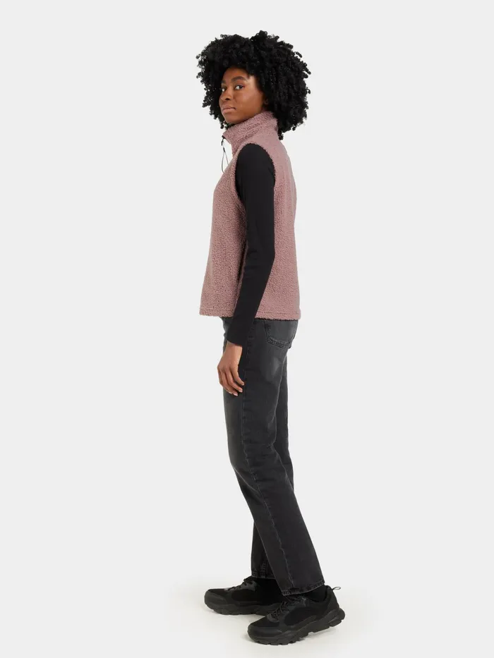 Women Kiana Vest Faded Wine Didriksons Vests