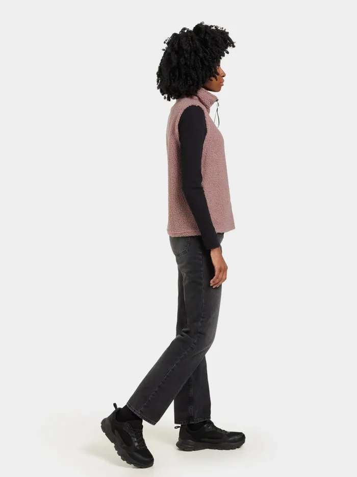 Women Kiana Vest Faded Wine Didriksons Vests
