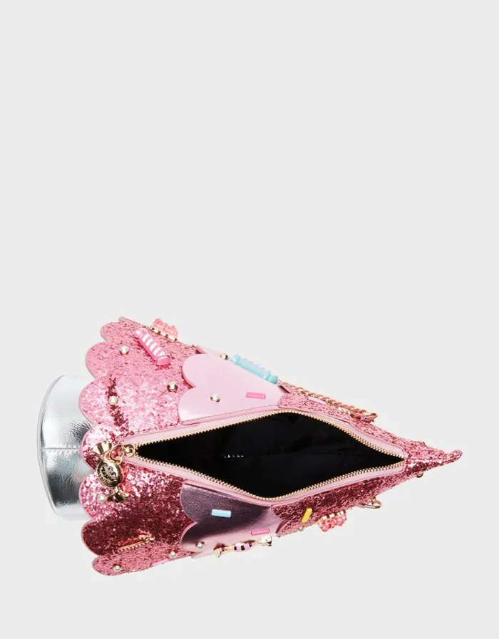 Women KITSCH CANDY TREE CROSSBODY PINK Betsey Johnson Women KITSCH CANDY TREE CROSSBODY PINK Betsey Johnson