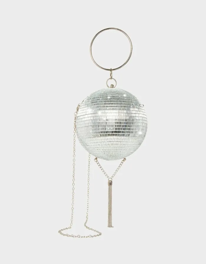 Women KITSCH DANCING QUEEN CROSSBODY SILVER Betsey Johnson