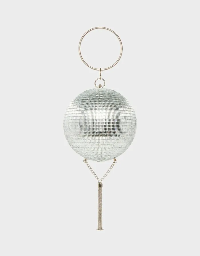 Women KITSCH DANCING QUEEN CROSSBODY SILVER Betsey Johnson