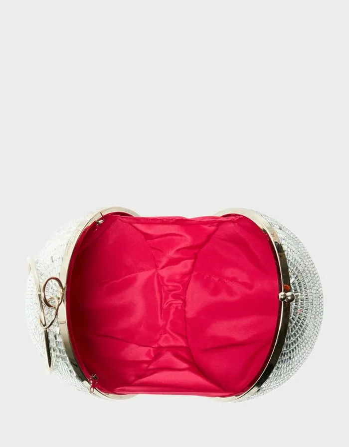 Women KITSCH DANCING QUEEN CROSSBODY SILVER Betsey Johnson