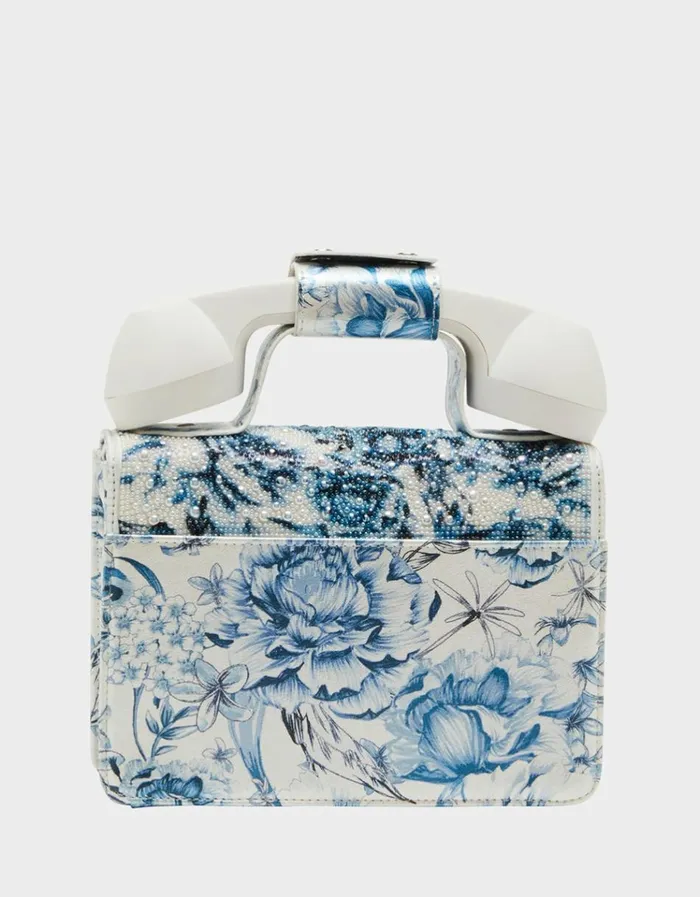 Women KITSCH PEARL TOILE PHONE BAG BLUEMULTI Bluemulti Betsey Johnson Women KITSCH PEARL TOILE PHONE BAG BLUEMULTI Bluemulti Betsey Johnson