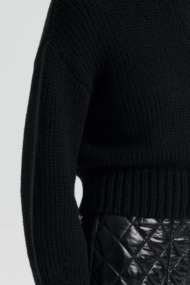 Women Knitwear Scanlan Theodore COCOON SWEATER BLACK