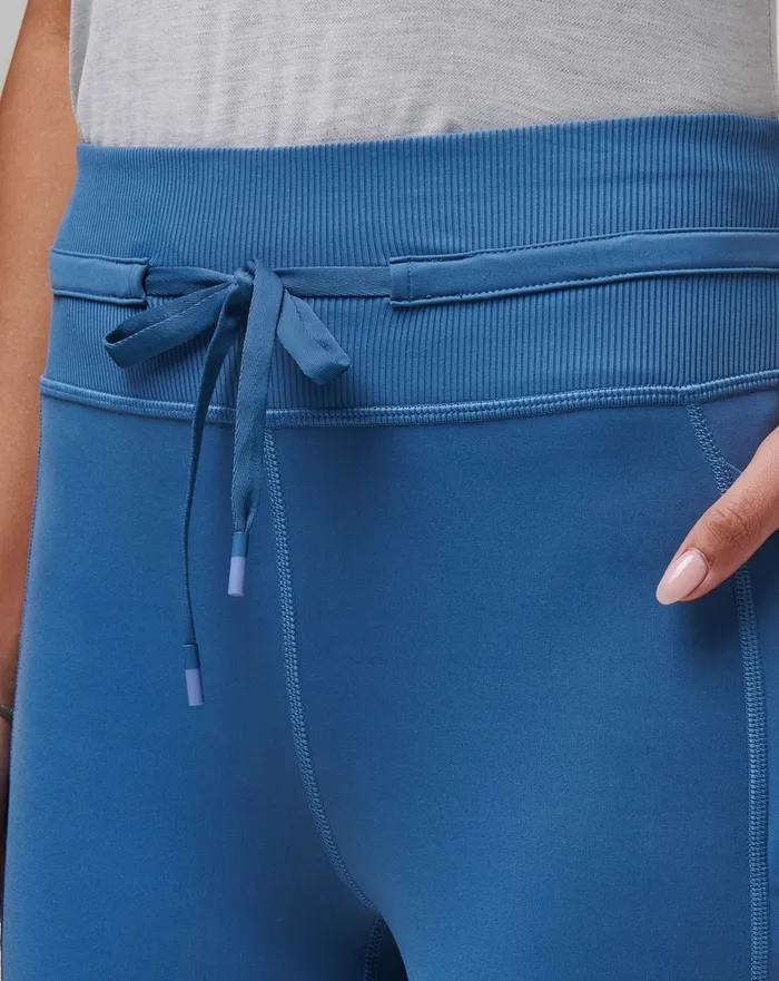 Women Leggings TravisMathew MOVEKNIT TIE LEGGING Moonlight Blue