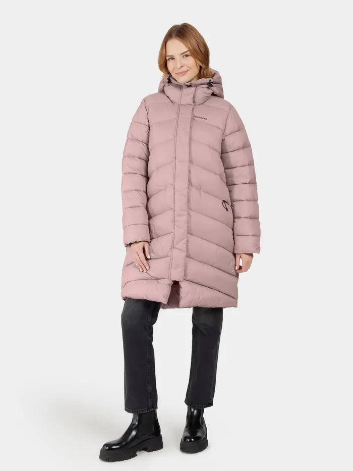 Women Marion Parka Oyster Lilac Didriksons Autumn Jackets