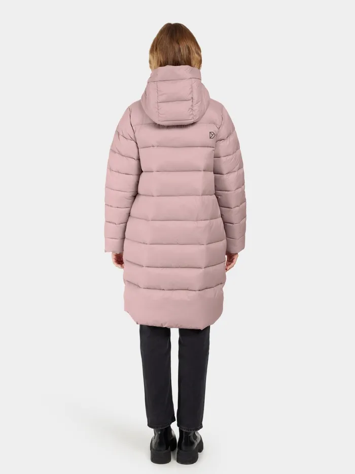 Women Marion Parka Oyster Lilac Didriksons Autumn Jackets