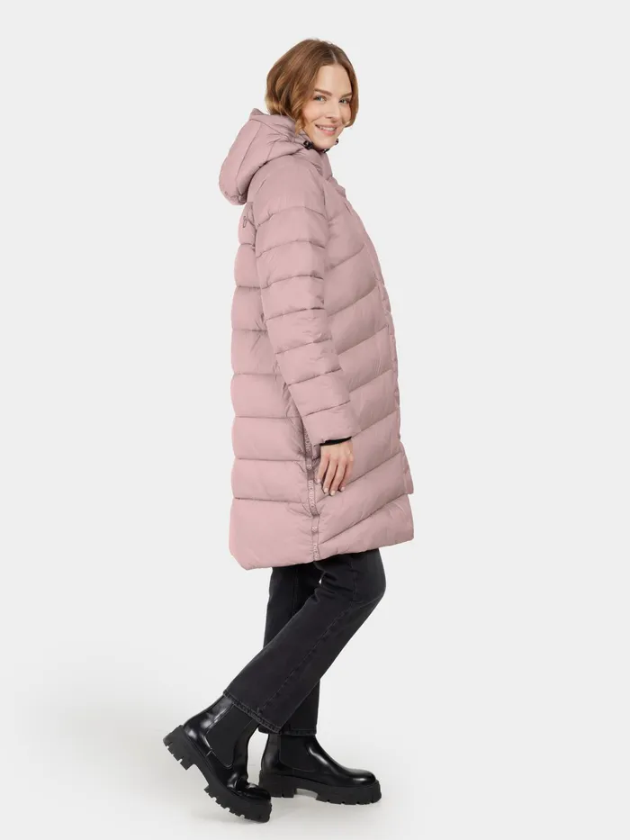 Women Marion Parka Oyster Lilac Didriksons Autumn Jackets