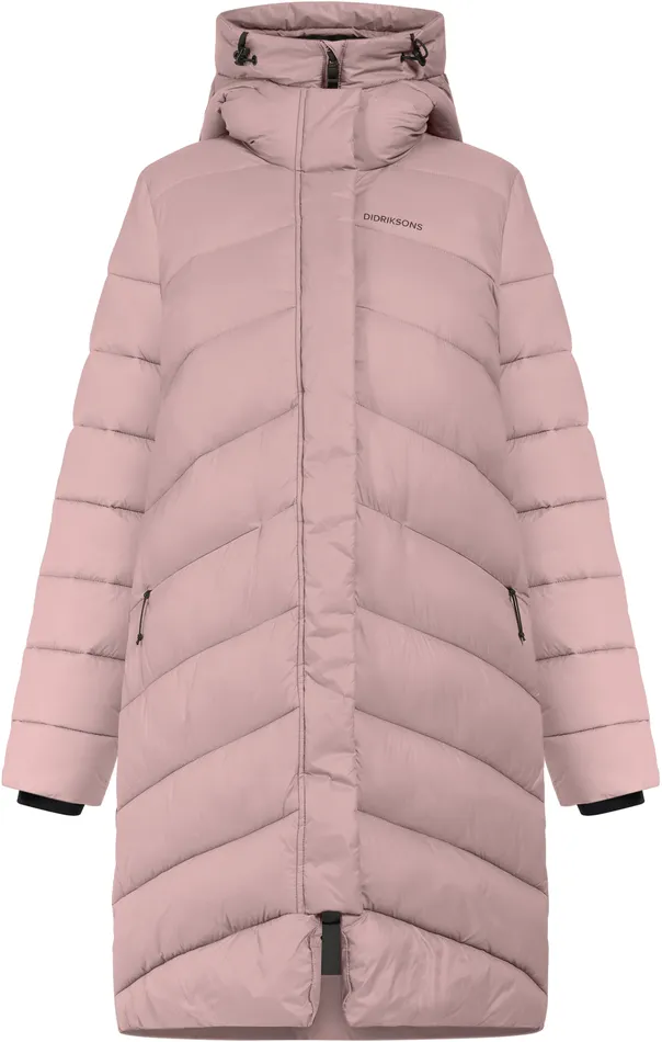 Women Marion Parka Oyster Lilac Didriksons Autumn Jackets