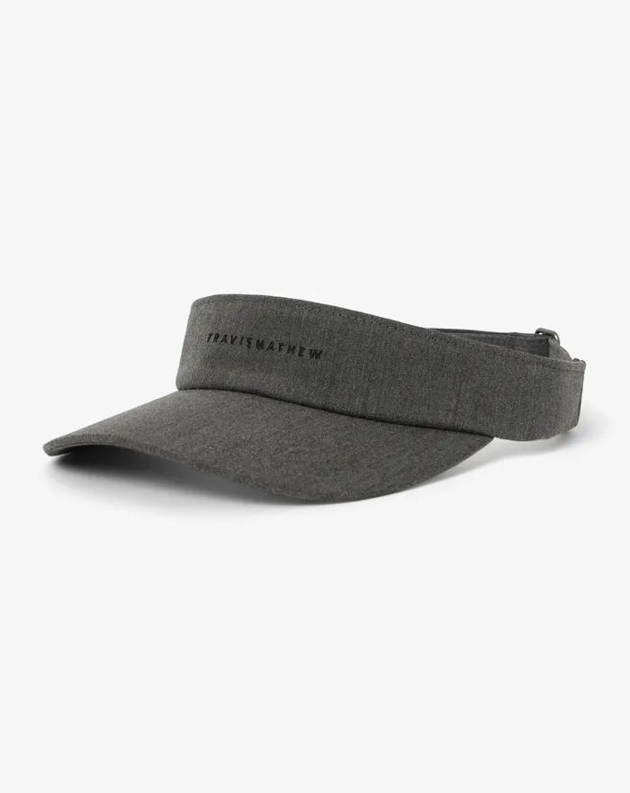 Women Matching Sets TravisMathew TIMBERLINE VISOR Heather Black