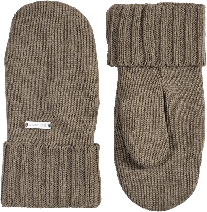 WomenMen Kaj Mittens Walnut Didriksons Gloves and Scarves