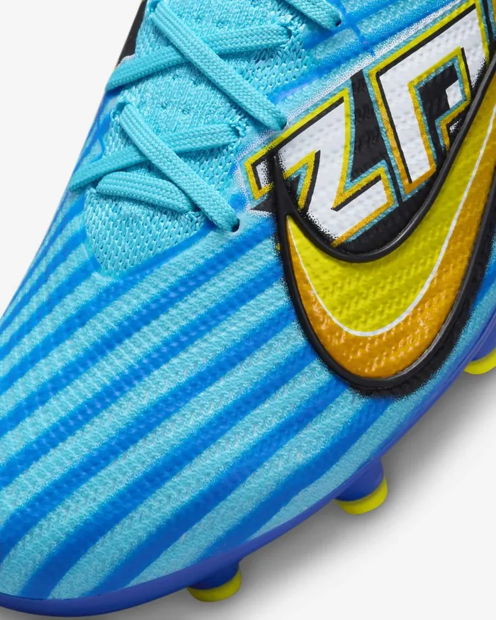 WomenMen Nike All Shoes Mercurial Superfly 9 Elite KM AG Baltic Bluewhite