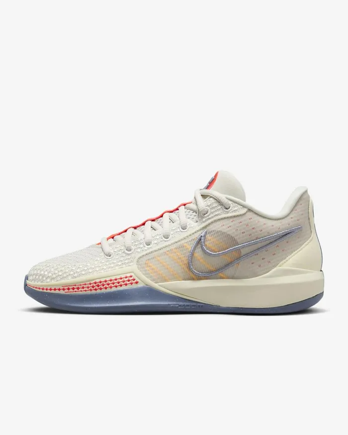 WomenMen Nike All Shoes Sabrina 1 039Grounded039 Light Boneashen Slatecoconut Milklaser Orange