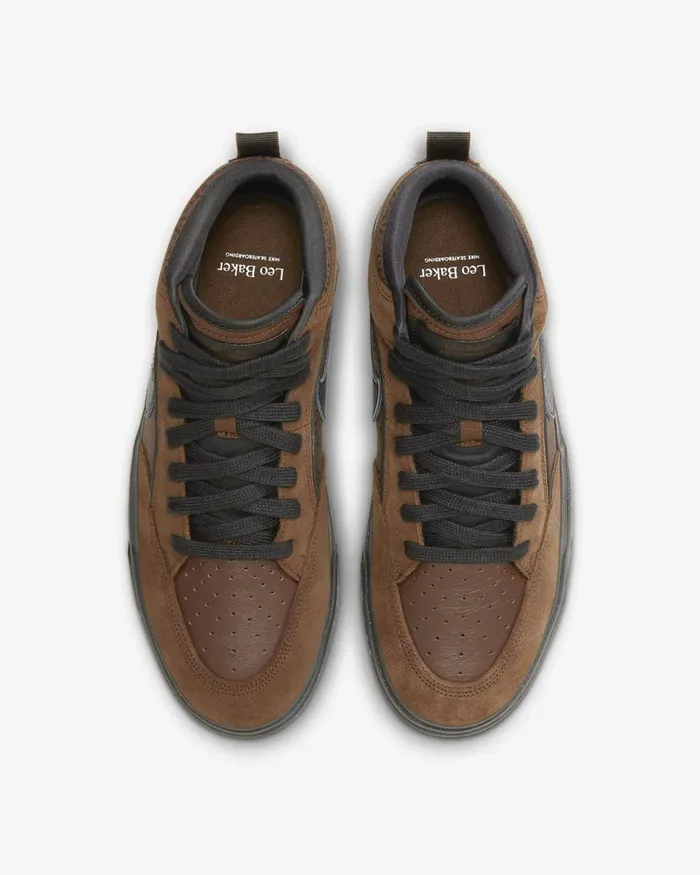 WomenMen Nike All Shoes SB React Leo Brownbrownearthblack