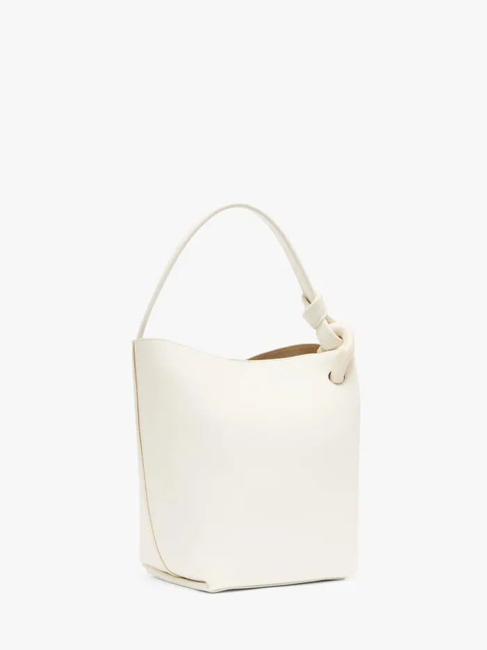 WomenMen Shoulder Bags JW Anderson JWA CORNER BUCKET 8211 LEATHER TOP HANDLE BAG Off White WomenMen Shoulder Bags JW Anderson JWA CORNER BUCKET 8211 LEATHER TOP HANDLE BAG Off White