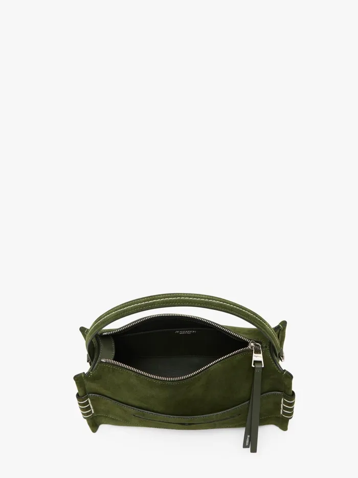 WomenMen Top Handle Bags JW Anderson LOAFER BAG 8211 SUEDE SHOULDER BAG Khaki WomenMen Top Handle Bags JW Anderson LOAFER BAG 8211 SUEDE SHOULDER BAG Khaki