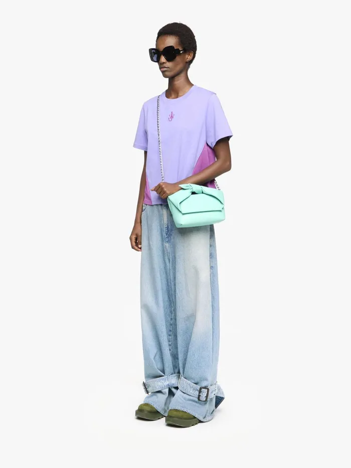 WomenMen Twister Bag JW Anderson MEDIUM BOW TWISTER 8211 LEATHER TOP HANDLE BAG Aqua WomenMen Twister Bag JW Anderson MEDIUM BOW TWISTER 8211 LEATHER TOP HANDLE BAG Aqua