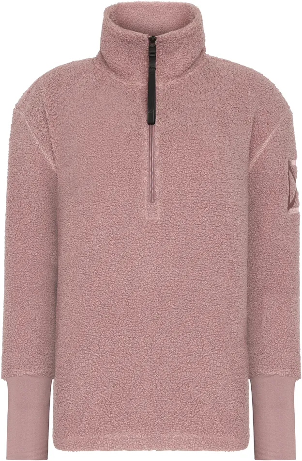 Women Monia Half Zip Faded Wine Didriksons Spring Jackets