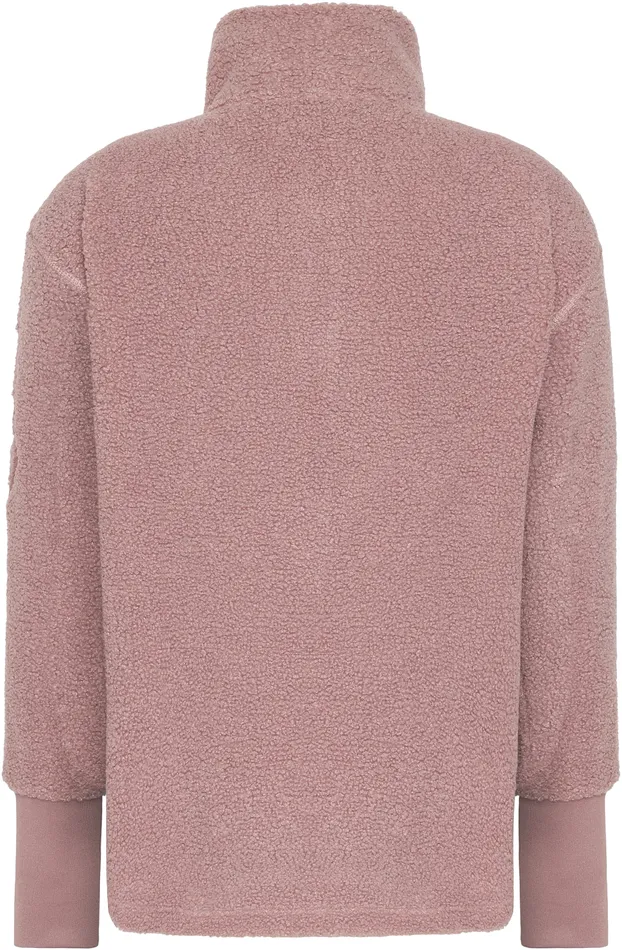 Women Monia Half Zip Faded Wine Didriksons Spring Jackets