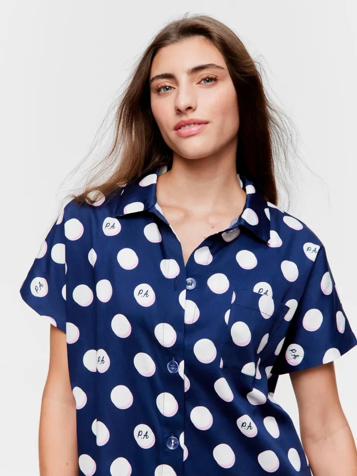 Women Navy Spot Nightshirt Multi Peter Alexander Nighties
