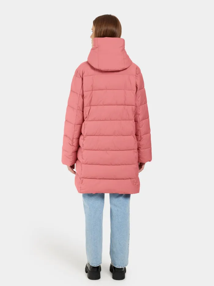 Women Nella Parka Crushed Velvet Didriksons Autumn Jackets