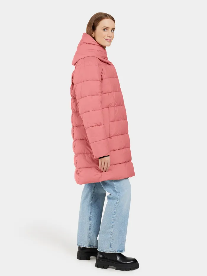 Women Nella Parka Crushed Velvet Didriksons Autumn Jackets