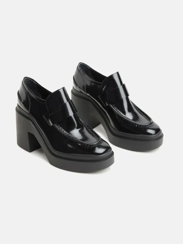 Women NETTA Gloss Black Clergerie Loafers and Moccasins