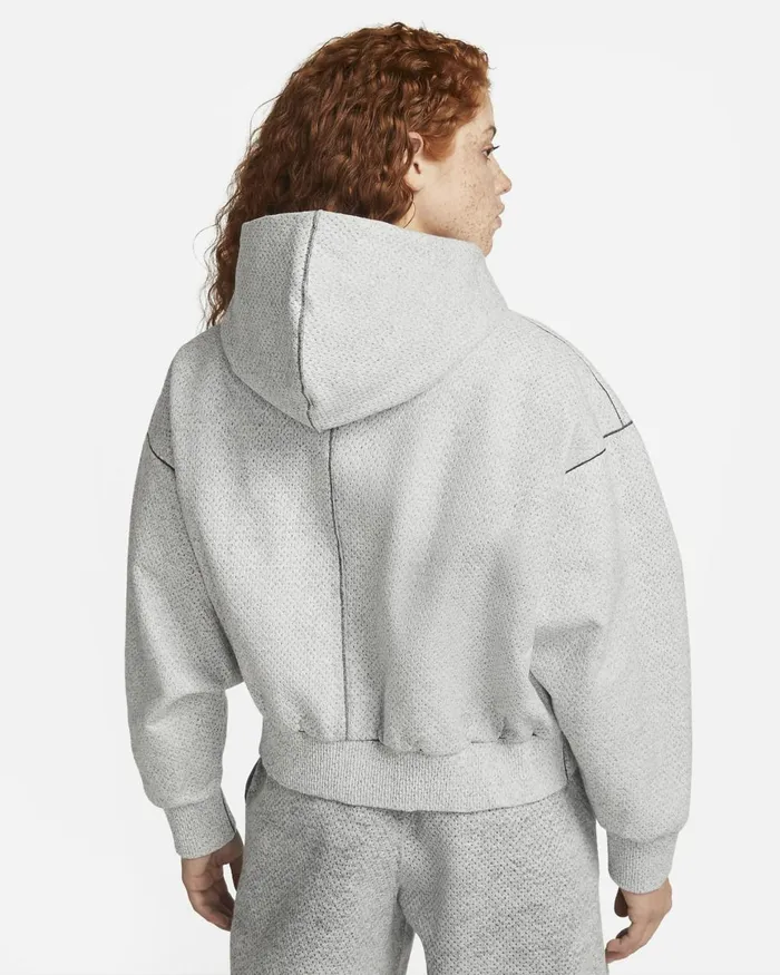 Women Nike All Clothing Forward Bomber Jacket Light Smoke Greyheatheranthracitelight Smoke Grey