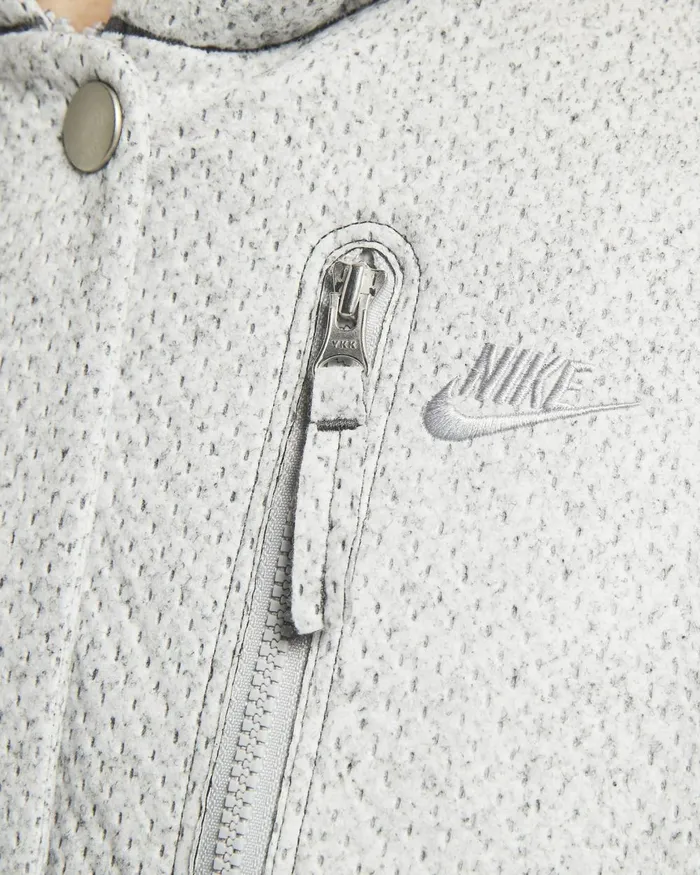 Women Nike All Clothing Forward Bomber Jacket Light Smoke Greyheatheranthracitelight Smoke Grey