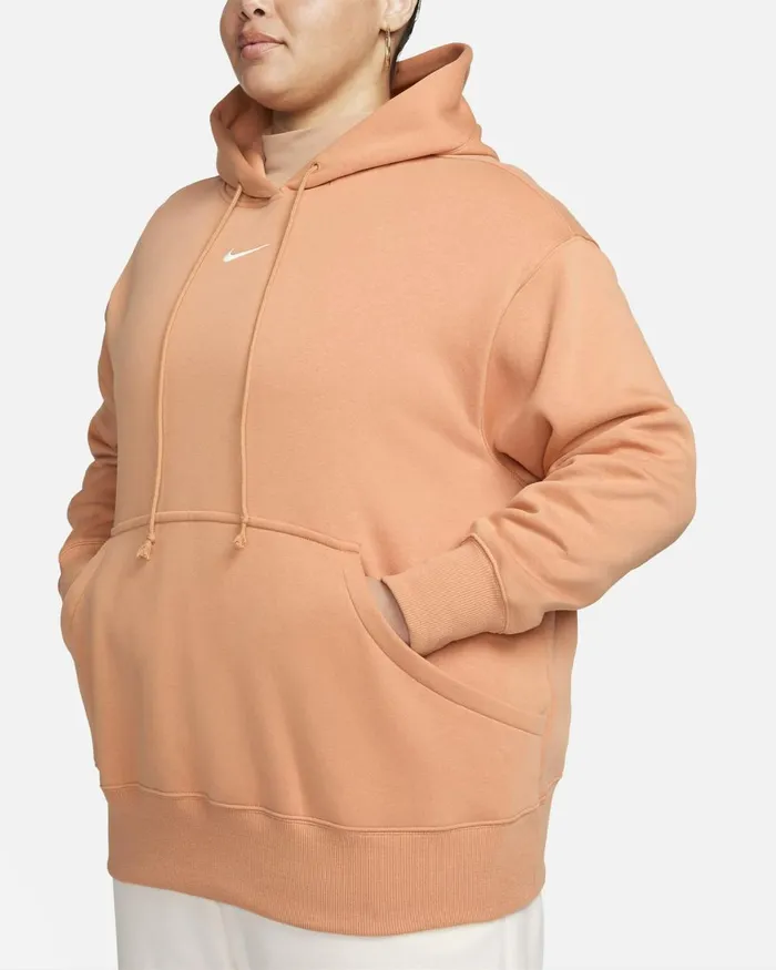 Women Nike Matching Sets Sportswear Phoenix Fleece Amber Brownsail