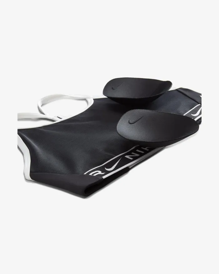 Women Nike Sports Bras Air Indy HighNeck Blackwhitewhite