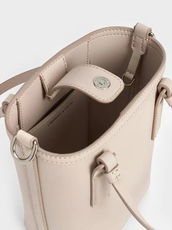 Women Noelle Elongated Tote 8211 Ivory CHARLES and KEITH Tote Bags