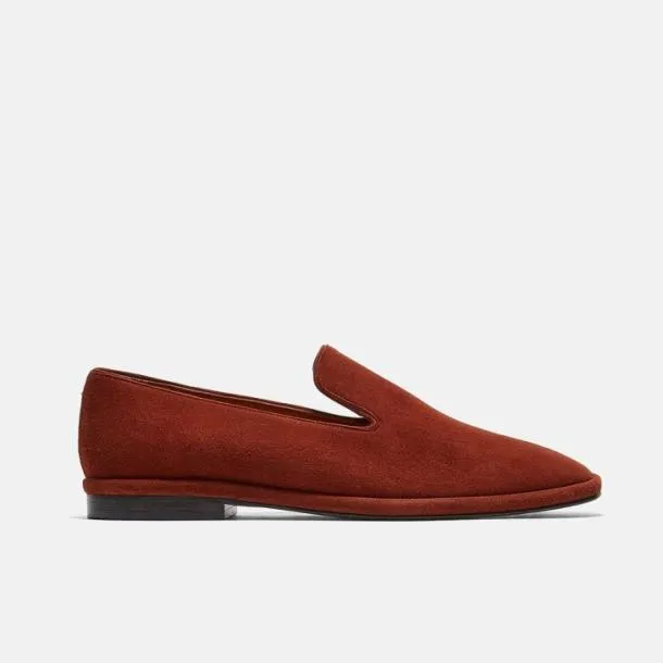 Women OLYMPIA Suede Brick Clergerie Loafers and Moccasins
