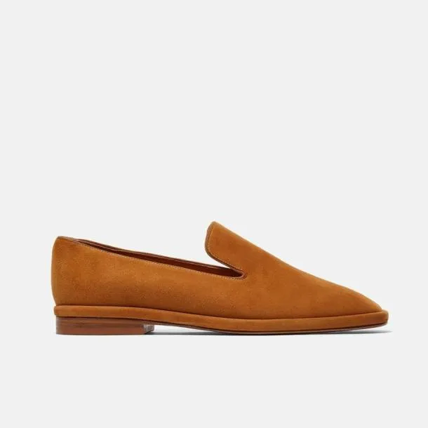 Women OLYMPIA Suede Rust Clergerie Loafers and Moccasins